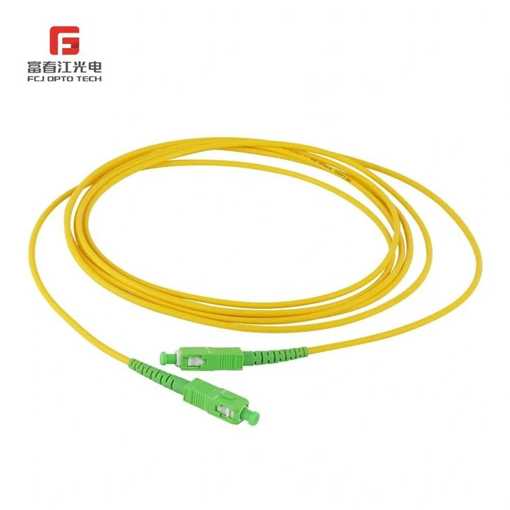 FCJ Fttp Catv Mini Sc/apc G657a2 Lszh Sc Upc Optical Fiber Patch Cord